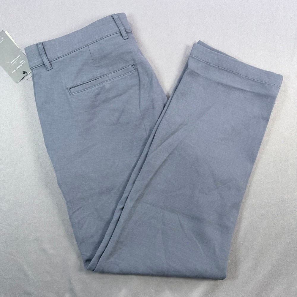 Goodfellow Mens 33x30 Gray Cotton Blend Slim Fit Stretch Chino Pants Casual NWT